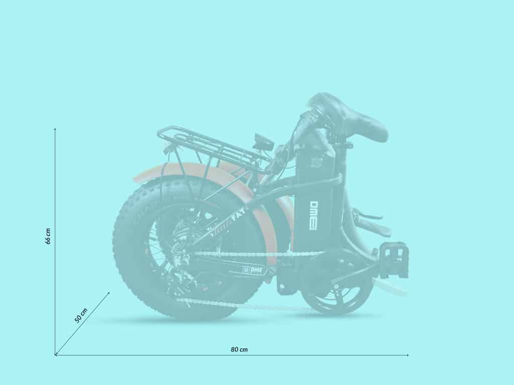 350w electric bike dimensions